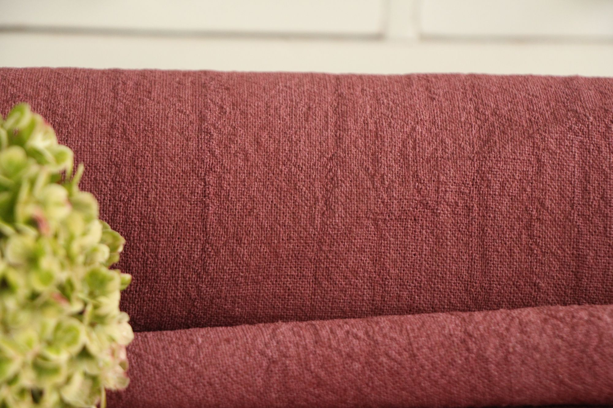 dyed antique linen fabric, 8.53 y, table cloth, handmade, Z 282 - Image 4