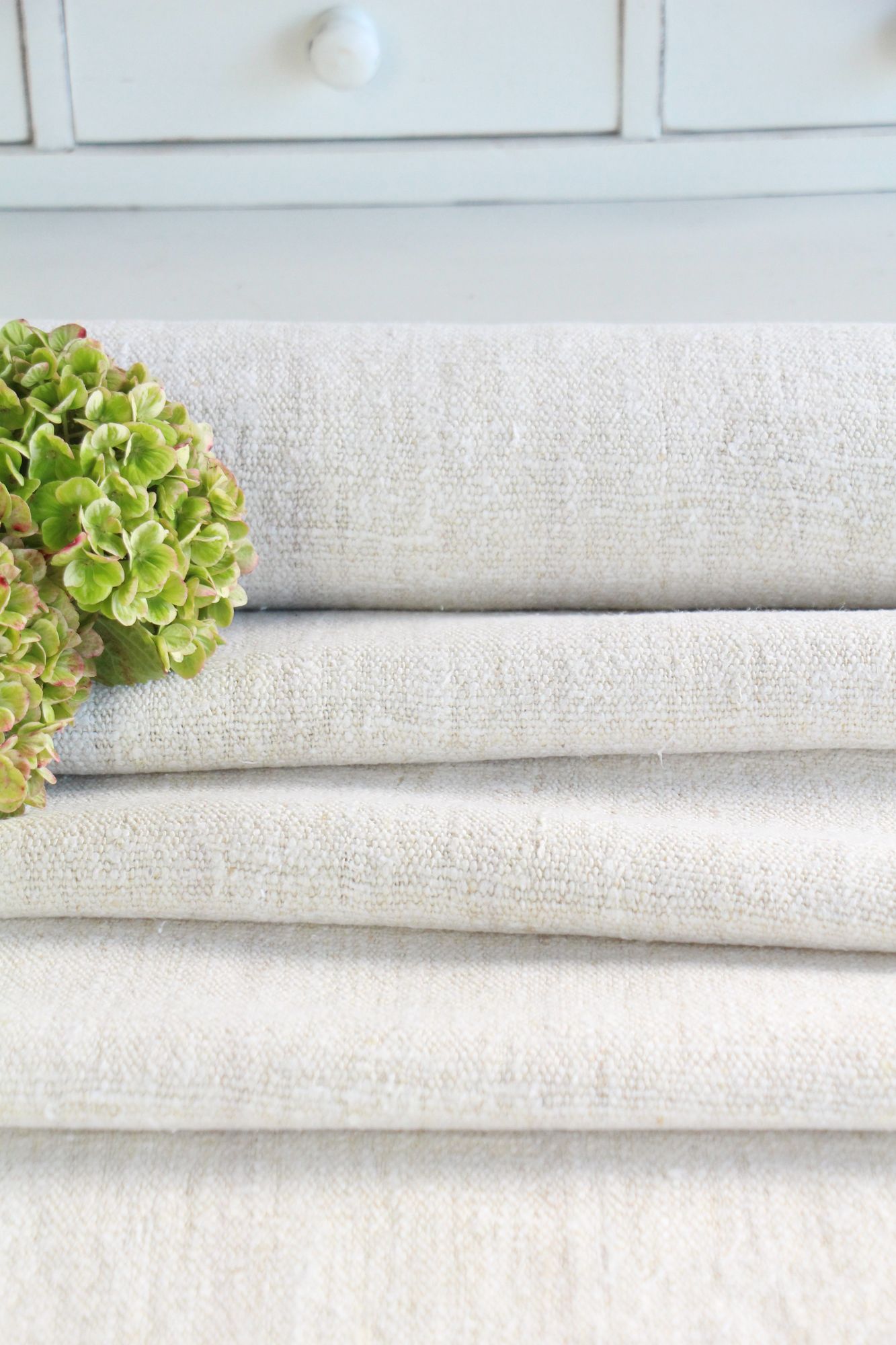 antique linen fabric, 7,55 y, upholstery fabric, durabel, Z 290 - Image 3