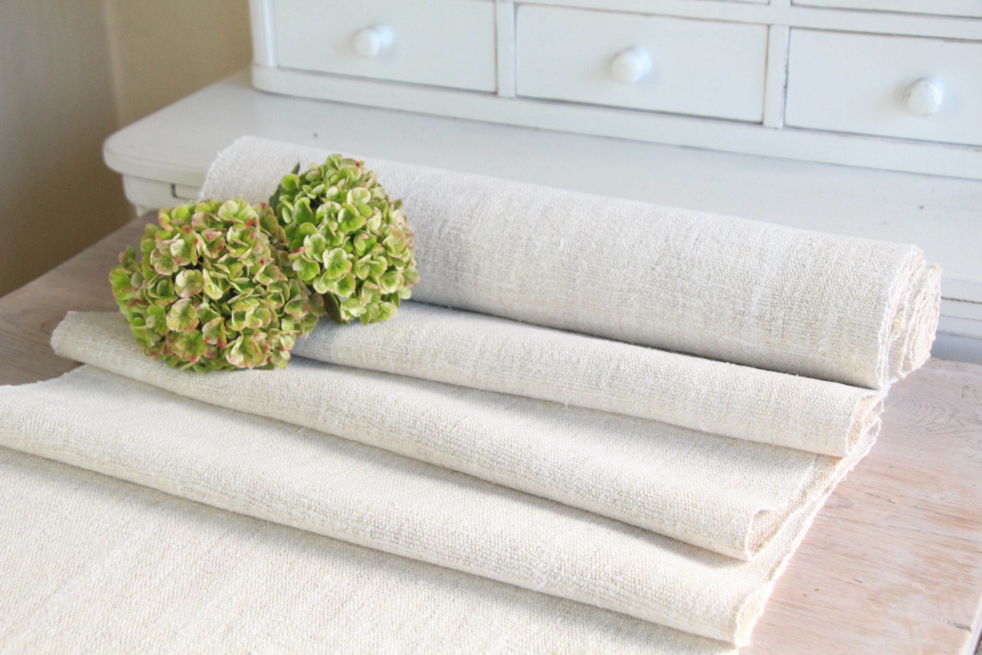 antique linen fabric, 7,55 y, upholstery fabric, durabel, Z 290