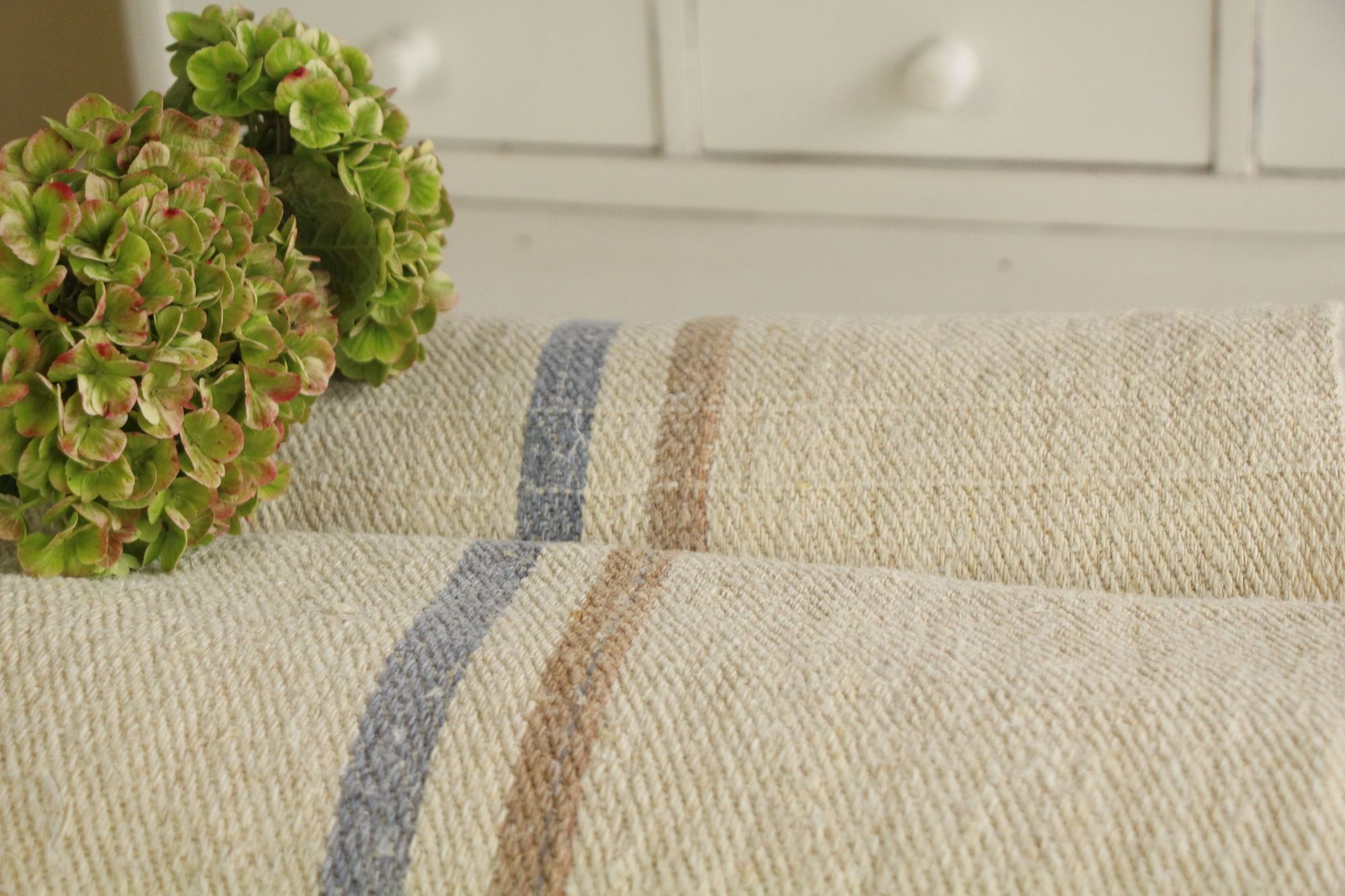 antique linen fabric, 20.98y, bulk offer, farmhouse decor, wabi sabi, upholstery fabric, Z 302 - Image 9